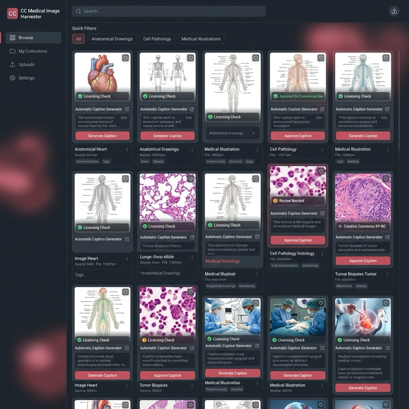 CC Medical Image Harvester